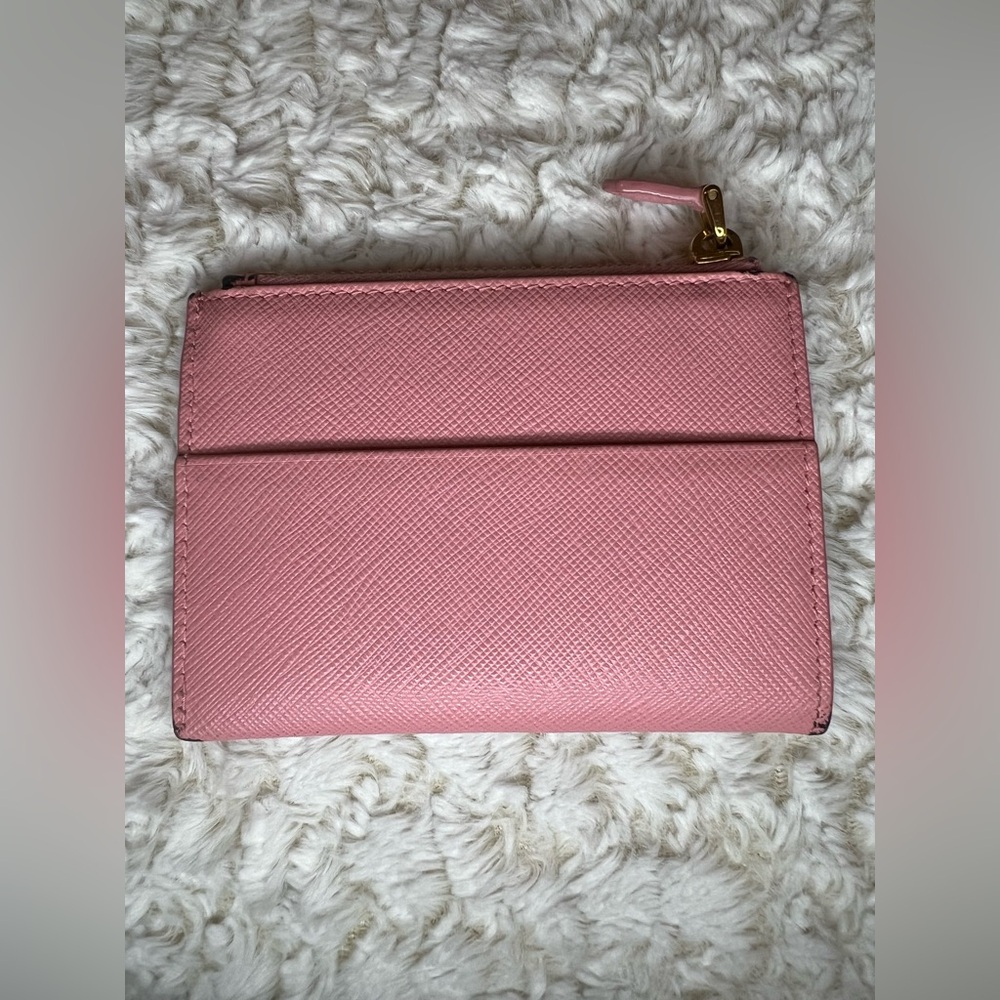 Authentic Prada Saffiano Pink Leather Card Holder - Picture 8 of 9